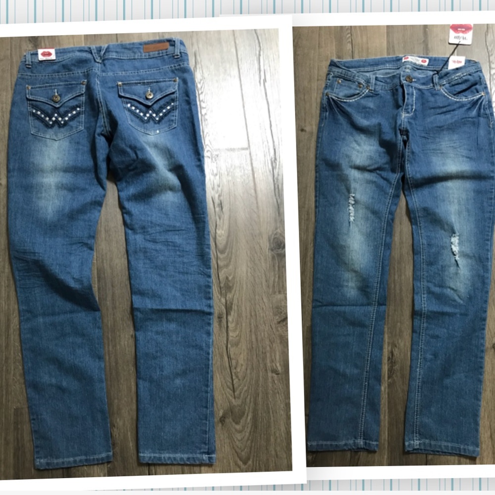 🆕WAM Distressed Skinny Jeans sz 7/8